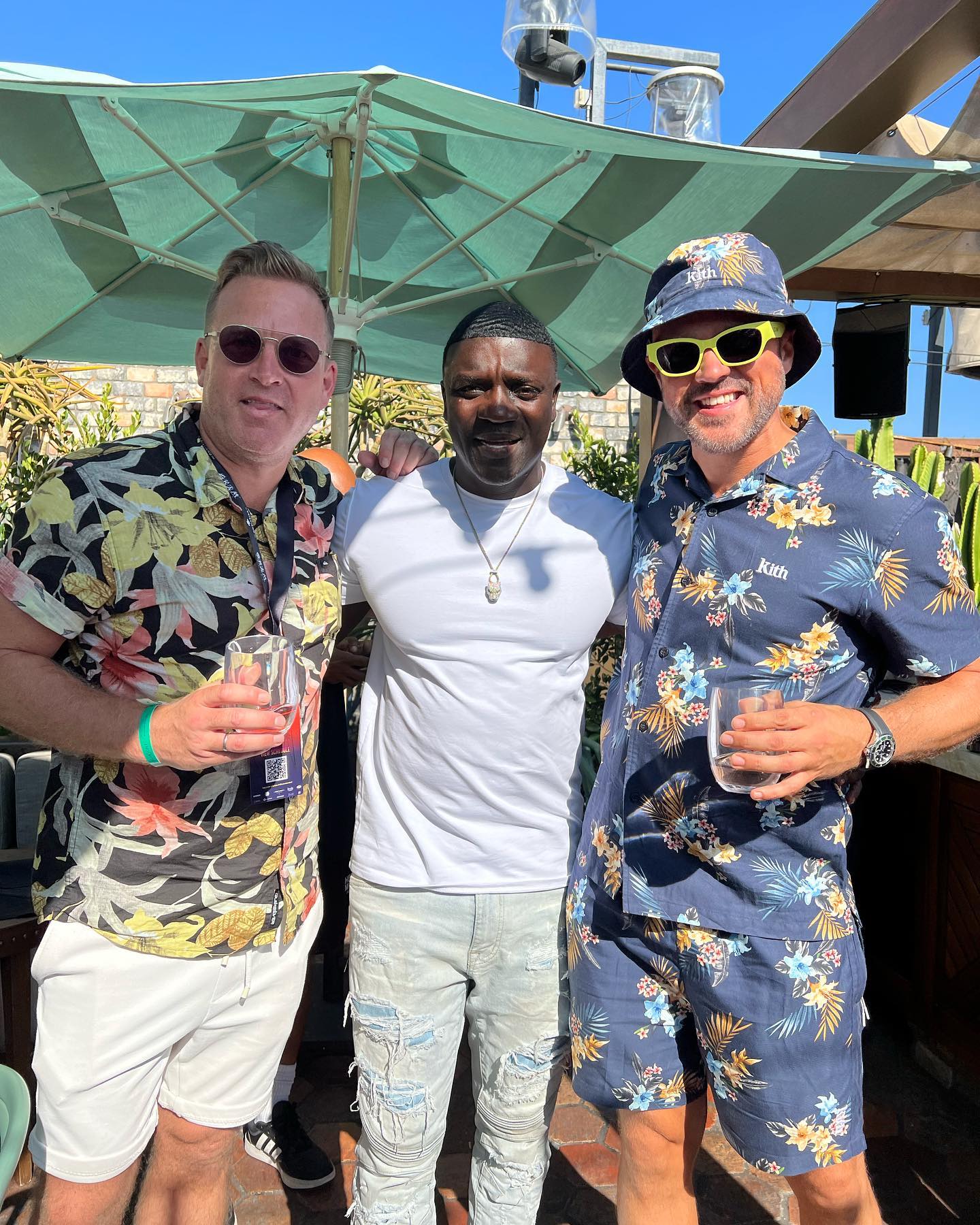 Chris Stallion sammen med Akon