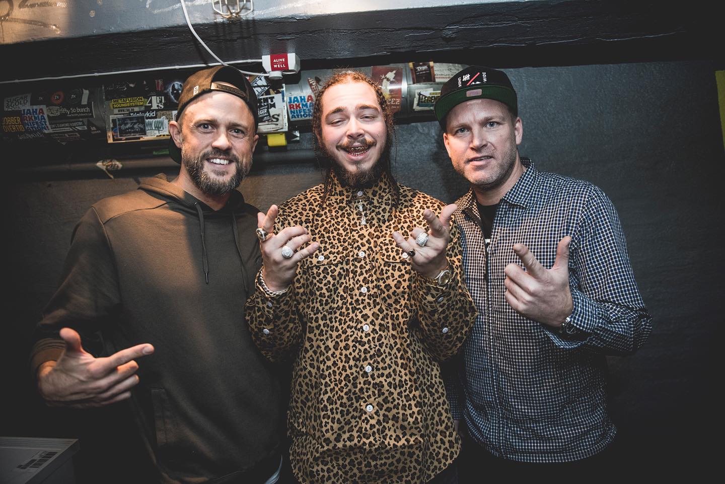 Chris Stallion sammen med Post Malone